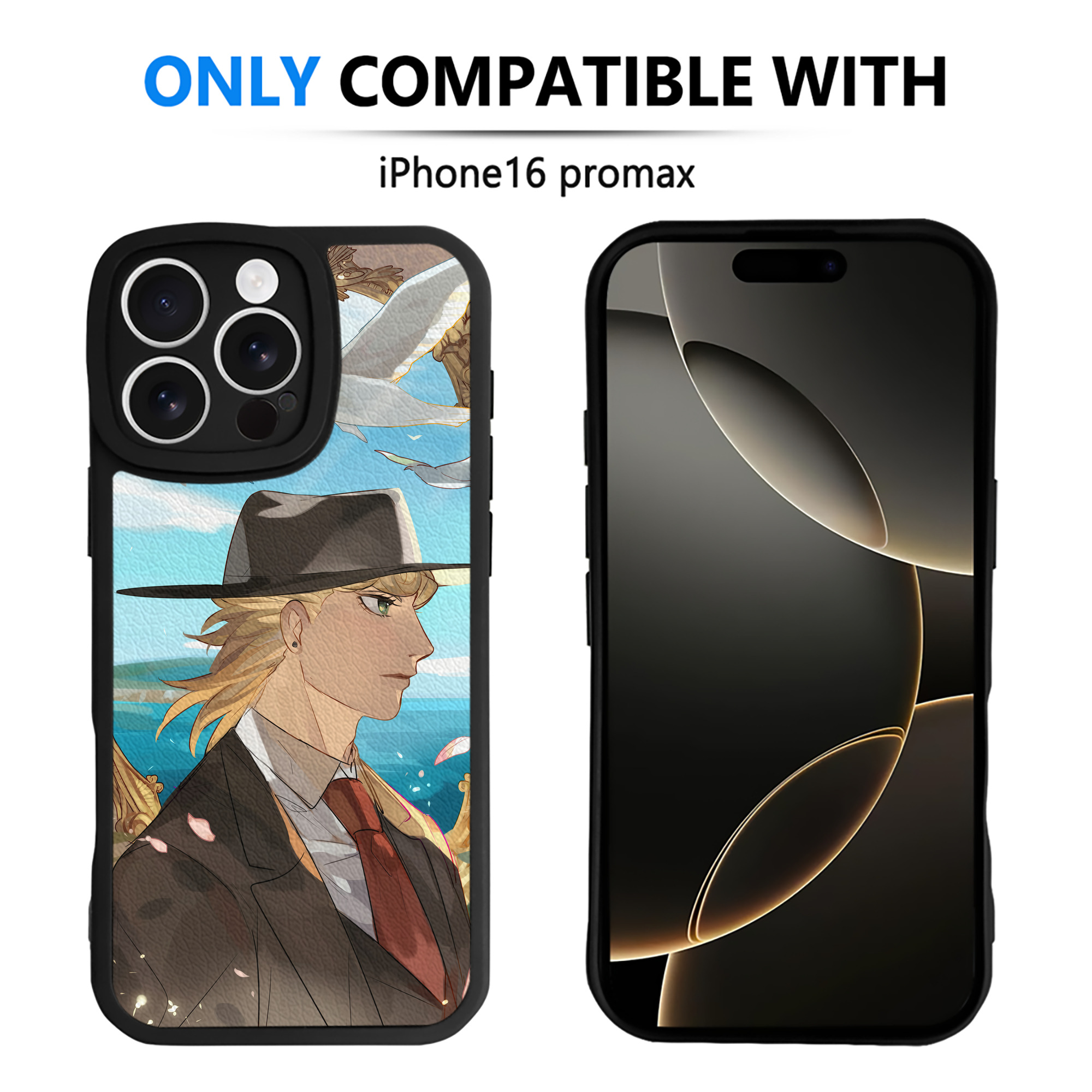 （画像用） ジョジョの奇妙な冒険 JoJo's Bizarre Adventure 【iPhone 16シリーズ対応】シリコンスマホケース（レザー調） 材質：シリコン